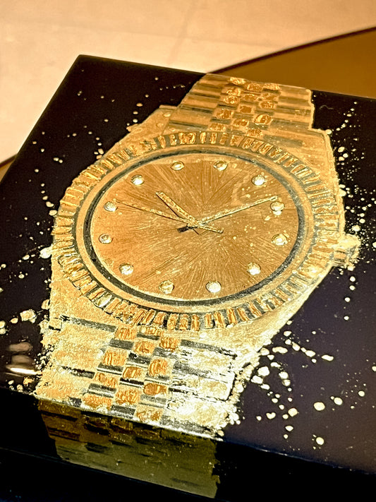 Luxury Watch Gold Box 24K by Marie De Decker