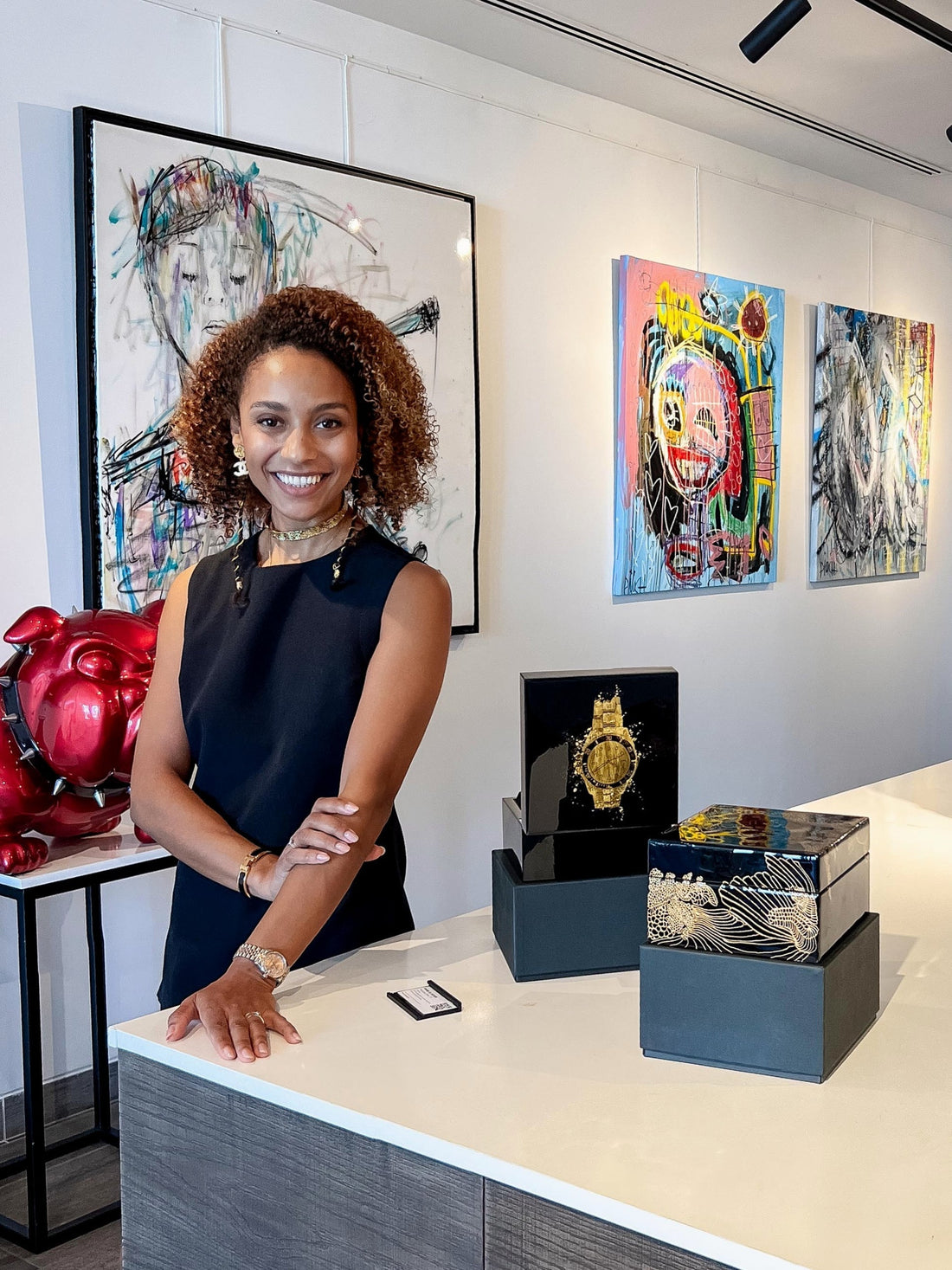 MARIE DE DECKER AT ADAMAH FINE ARTS, MAURITIUS