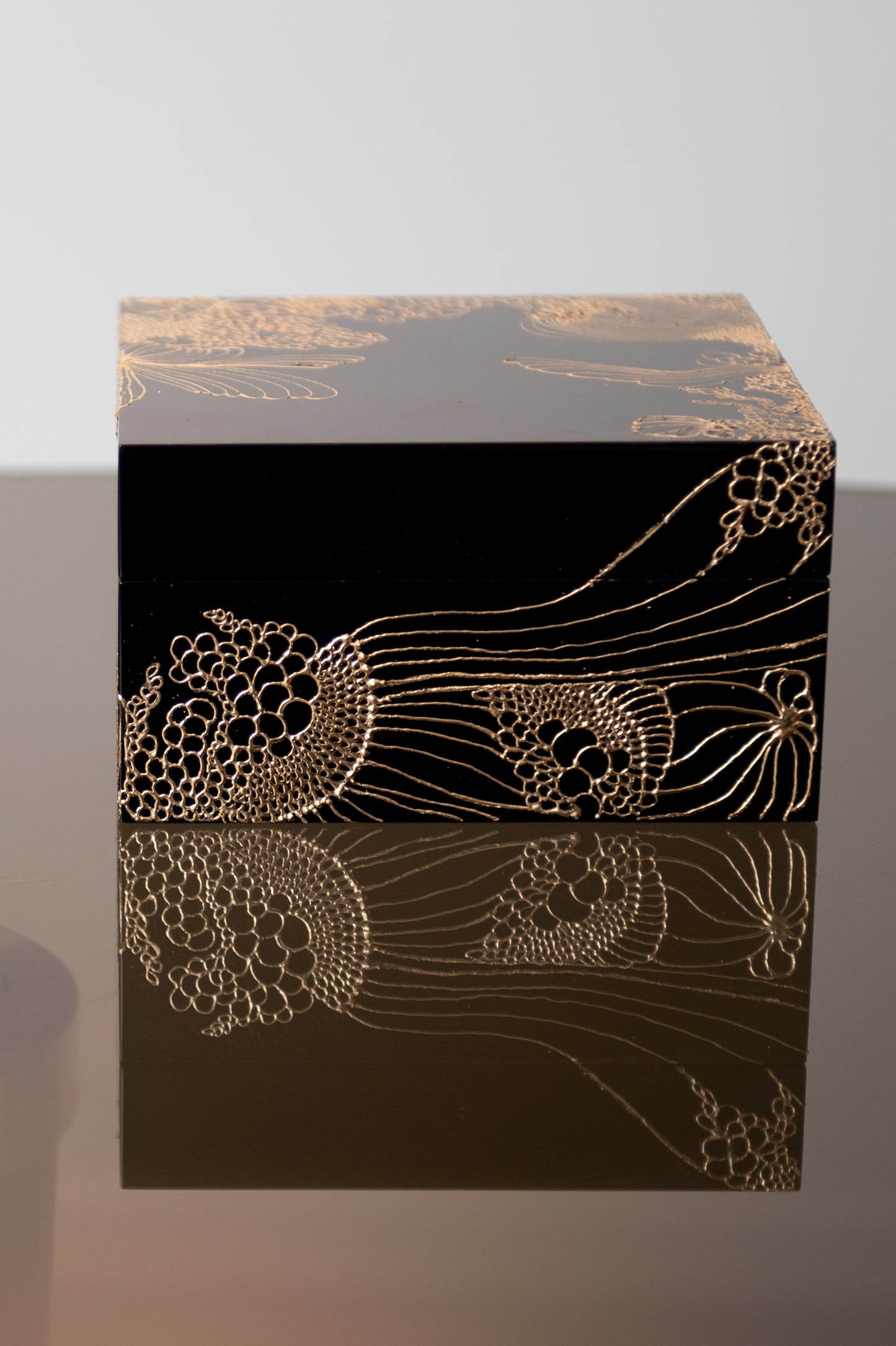 Luxury Watch Rose Gold Jewelry box by Marie De Decker